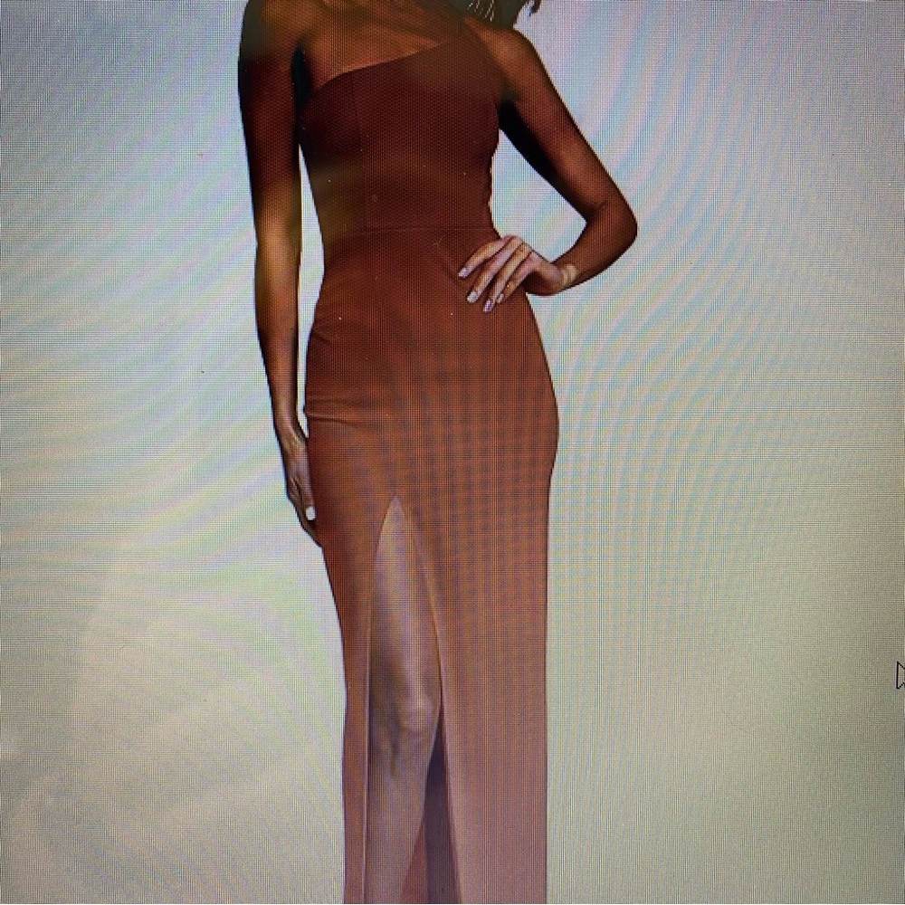 Pretty garden High Slit Maxi Dress, size M, formal